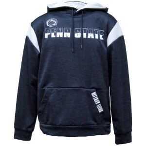 navy heather performance hooded sweatshirt Penn State Nittany Lions